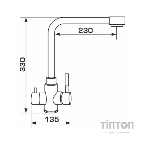 Змішувач GRANADO Badalona LUX grafito (gz0409L)