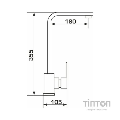 Змішувач GRANADO Tarrasa Grafito (gz0309)