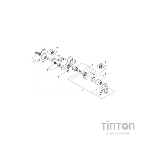 Змішувач Grohe BauLoop (23340000)