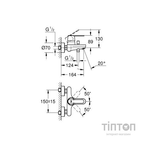 Змішувач Grohe Get (32887000)