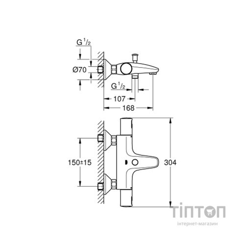 Змішувач Grohe QuickFix Precision Start (345982430)