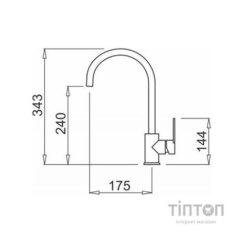 Змішувач Interline Tango new Old White