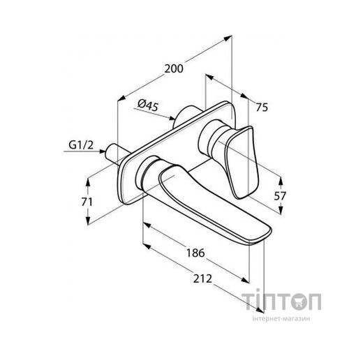 Змішувач KLUDI AMBIENTA (532440575)