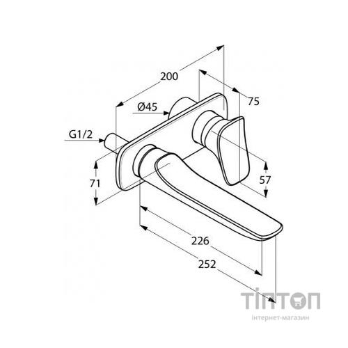 Змішувач KLUDI AMBIENTA (532450575)