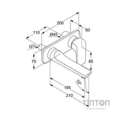 Змішувач KLUDI AMEO (412440575)