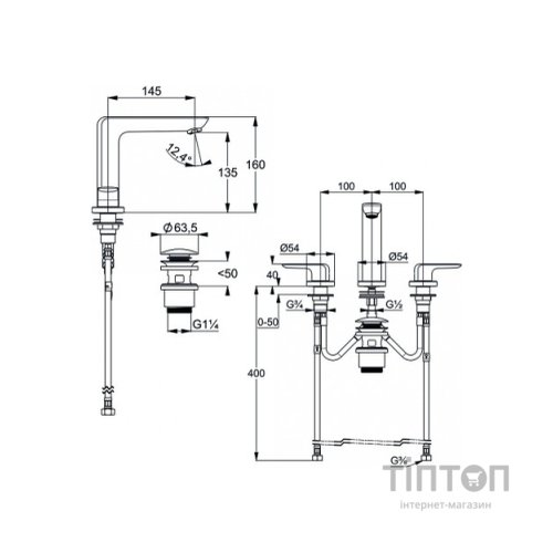 Змішувач KLUDI AMEO (413930575)