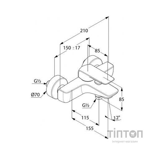 Змішувач KLUDI AMEO (414450575)