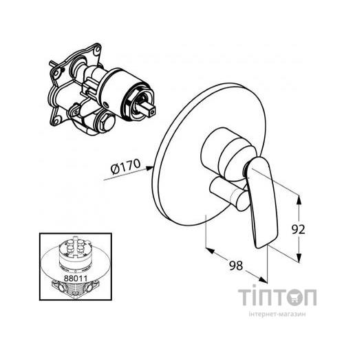 Змішувач KLUDI BALANCE (526500575)