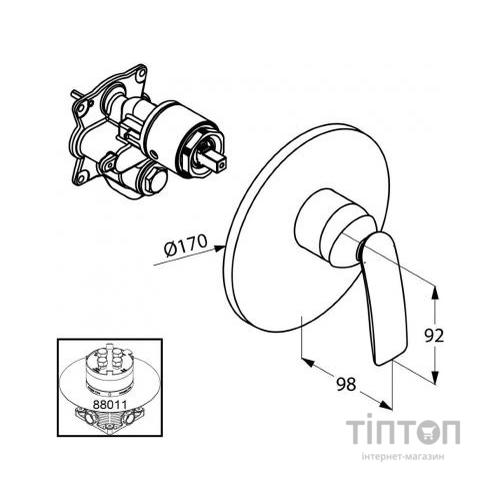Змішувач KLUDI BALANCE (526550575)