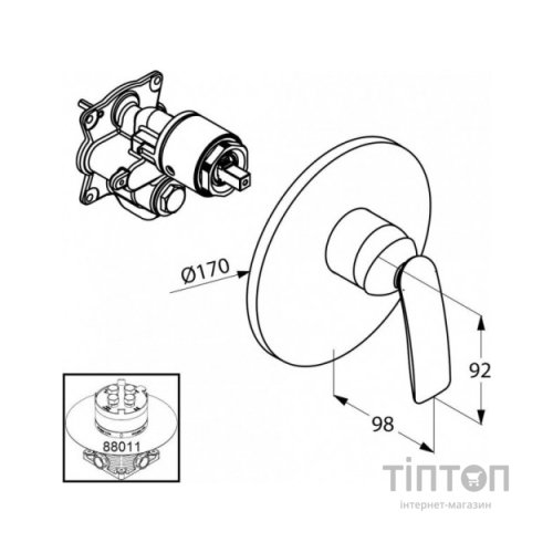 Змішувач KLUDI Balance (526558775)