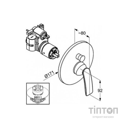 Змішувач KLUDI Balance (526570575)