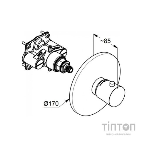 Змішувач KLUDI Balance (527298775)