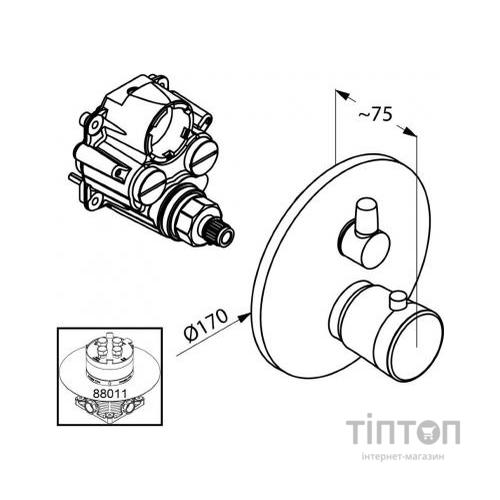 Змішувач KLUDI BALANCE (528300575)