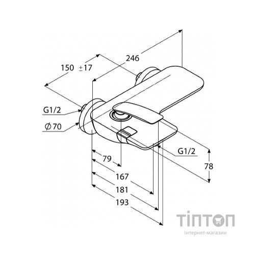 Змішувач KLUDI Balance white (524459175)