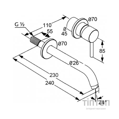 Змішувач KLUDI Bozz (382450576)