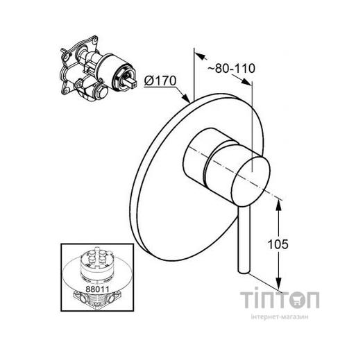 Змішувач KLUDI BOZZ (386550576)