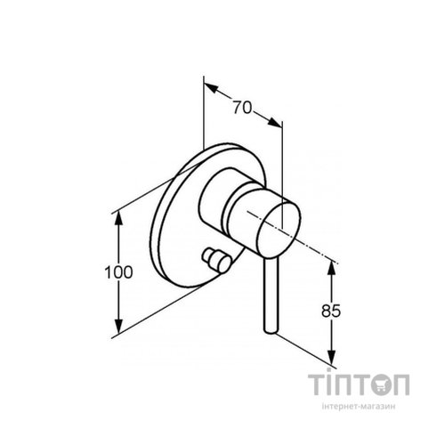 Змішувач KLUDI Bozz (387260576 (СН))