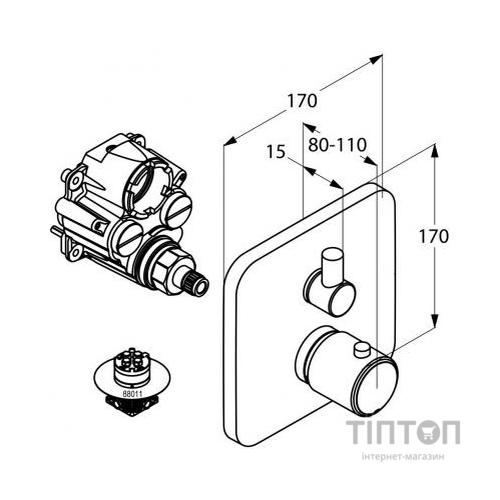Змішувач KLUDI E2 (498350575)