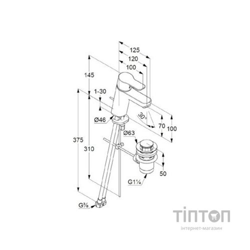 Змішувач KLUDI PureampEasy (376850565)