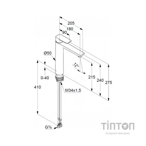 Змішувач KLUDI PURESTYLE (402960575)