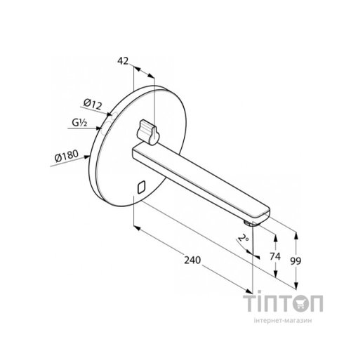Змішувач KLUDI ZENTA (3840105)