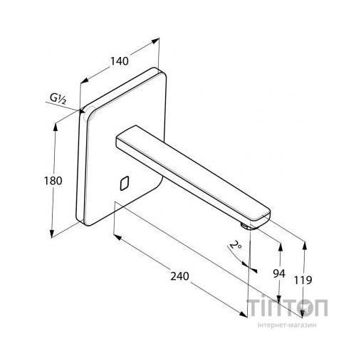 Змішувач KLUDI ZENTA (3840205)