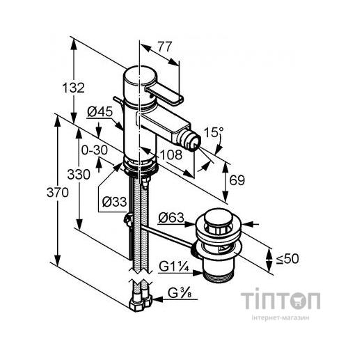 Змішувач KLUDI ZENTA (385300575)