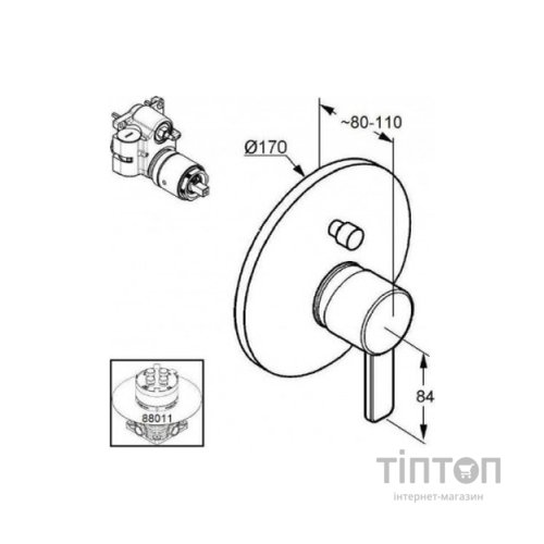 Змішувач KLUDI Zenta (386570575)