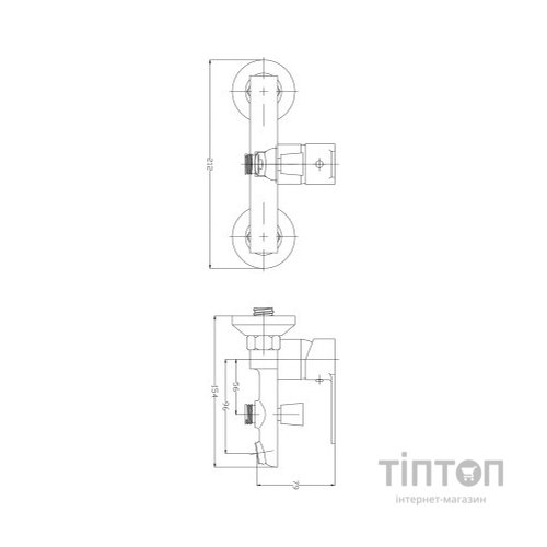 Змішувач Kroner Bremen-C060