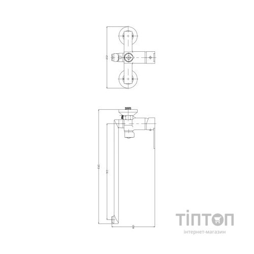 Змішувач Kroner Bremen-C070