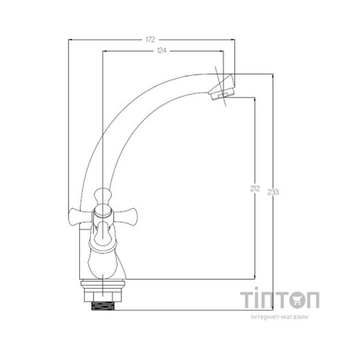 Змішувач Kroner Hamburg-C010