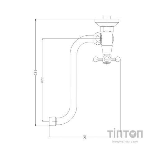 Змішувач Kroner Hamburg-C040