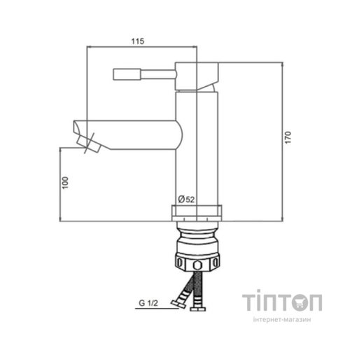 Змішувач Kroner Klassisch-ESG010
