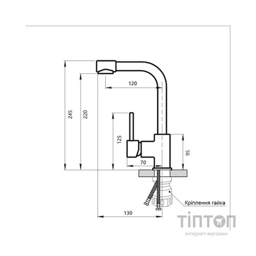 Змішувач Kroner Klassisch-ESG012