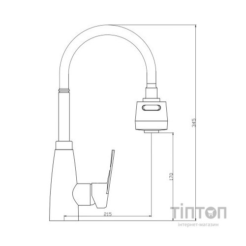 Змішувач Kroner Odra-C039-1