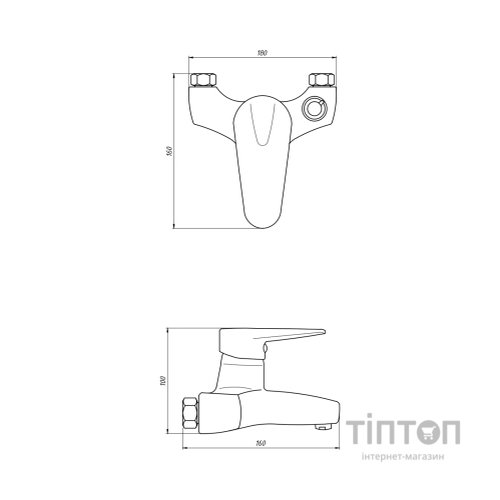 Змішувач Kroner Odra-C060
