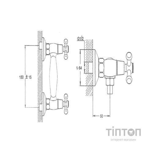 Змішувач Kroner Rhein-C050