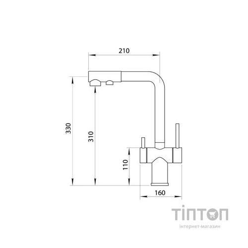 Змішувач Nett FWB-33