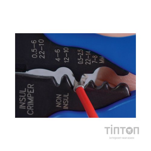 Знімач ізоляції KING TONY для зачистки, різки та обжима (6762-08)