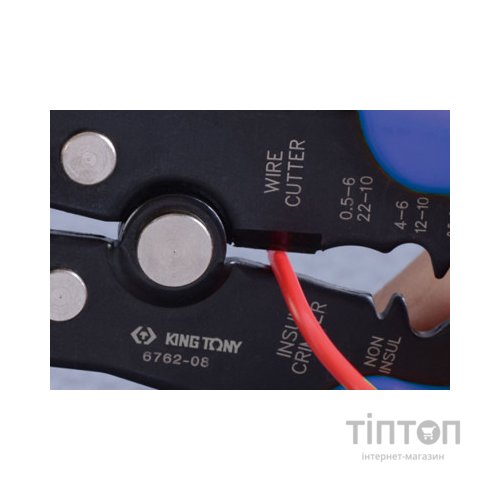 Знімач ізоляції KING TONY для зачистки, різки та обжима (6762-08)