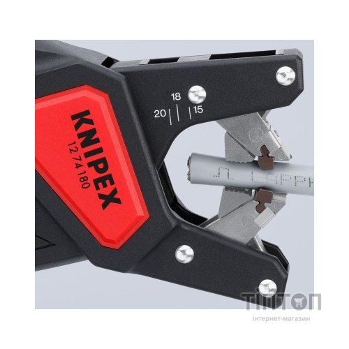 Знімач ізоляції KNIPEX для видалення ізоляції з плоских кабелів 12 64 180 (12 64 180)