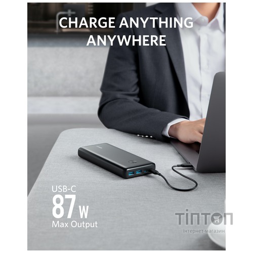зовн. акум. ANKER PowerCore III Elite 25600 mAh 87W (Чорний)