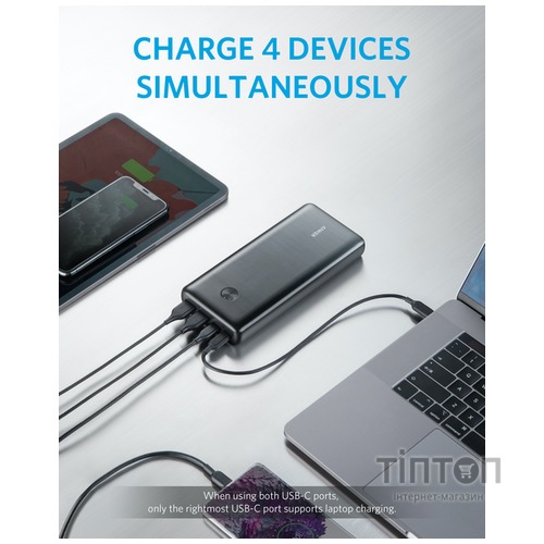 зовн. акум. ANKER PowerCore III Elite 25600 mAh 87W (Чорний)