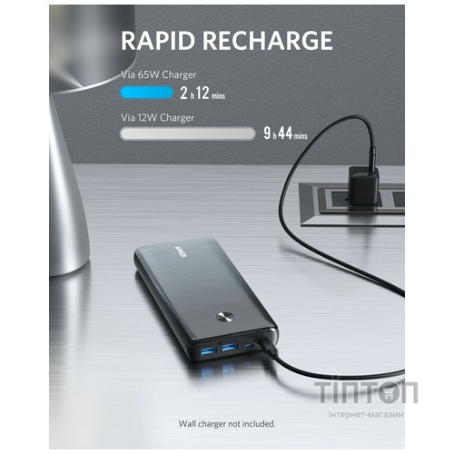 зовн. акум. ANKER PowerCore III Elite 25600 mAh 87W (Чорний)