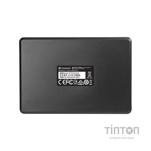 Зовнішній HDD 2.5" 1Tb Transcend USB 3.0 сірий