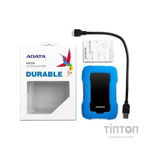 Зовнішній жорсткий диск 2.5" 1TB ADATA (AHD330-1TU31-CBL)