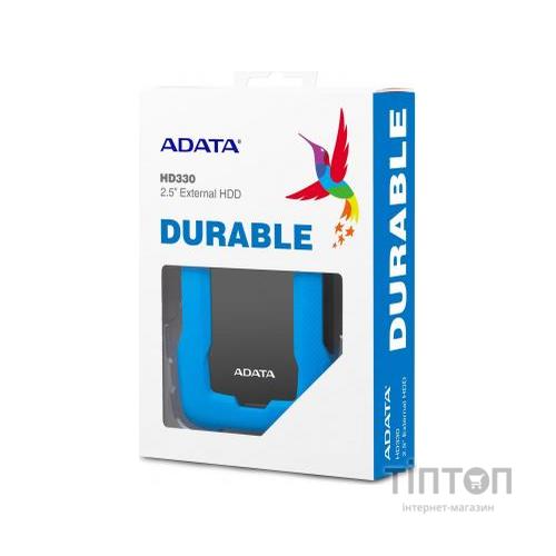 Зовнішній жорсткий диск 2.5" 1TB ADATA (AHD330-1TU31-CBL)