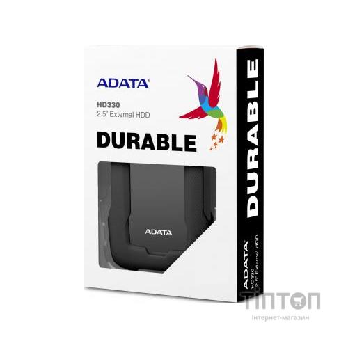 Зовнішній жорсткий диск 2.5" 2TB ADATA (AHD330-2TU31-CBK)