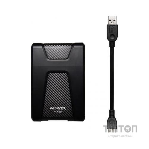 Зовнішній жорсткий диск 2.5" 2TB ADATA (AHD650-2TU31-CBK)