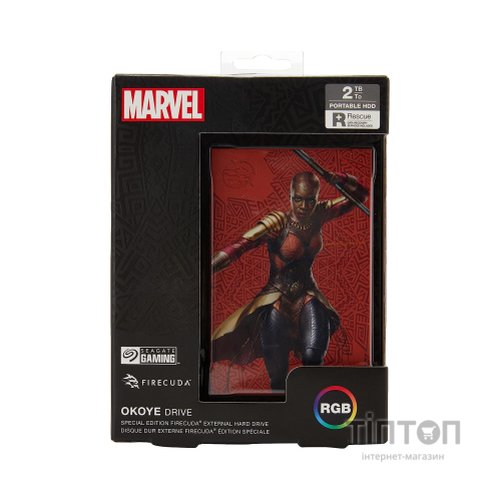 Зовнішній жорсткий диск 2.5" 2TB Okoye FireCuda Gaming Drive Seagate (STLX2000403)